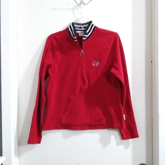 Fresno State Tops - Fresno State Bulldogs Women's Half Zip Fleece Sweatshirt